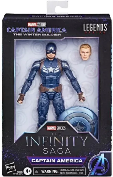 Figura hasbro marvel legends series the infinity saga capitan america