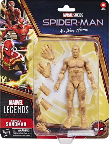 Figura hasbro marvel legends series spider - man no way home sandman