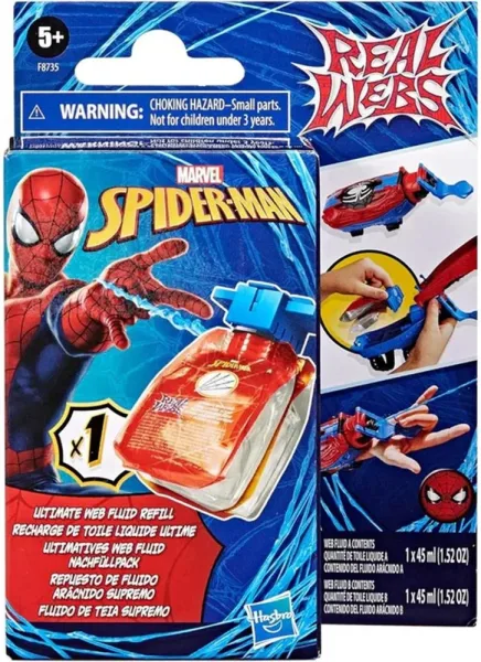 Hasbro marvel spiderman real webs refil pack