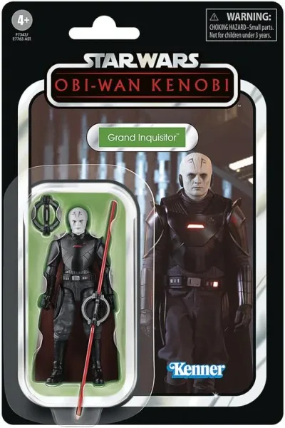 Figura hasbro star wars the vintage collection obi - wan kenobi grand inquisitor
