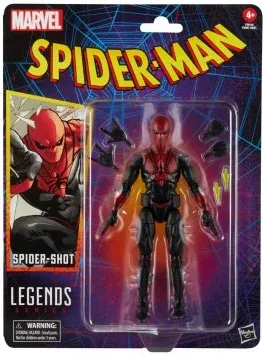 Figura hasbro marvel legends series spider - man spider - shot