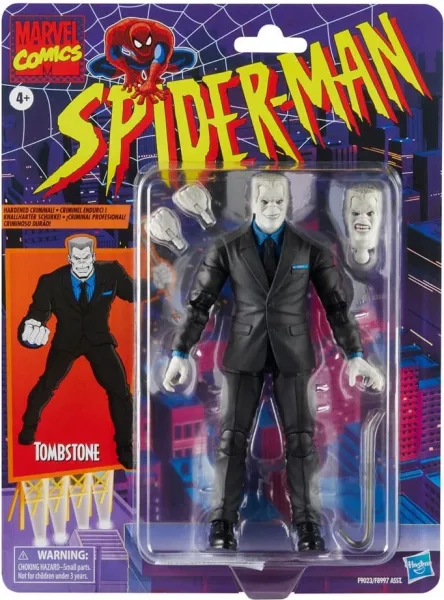 Figura hasbro marvel comics spider - man tombstone