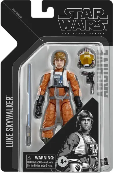 Figura hasbro star wars the black series luke skywalker