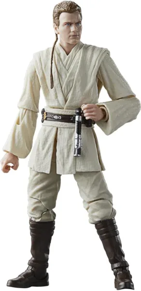 Figura hasbro star wars the black series archive obi - wan kenobi (padawan)