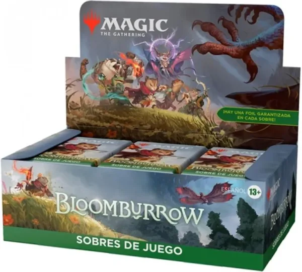 Juego de cartas magic the gathering: bloomburrow play booster 36 uunidades español