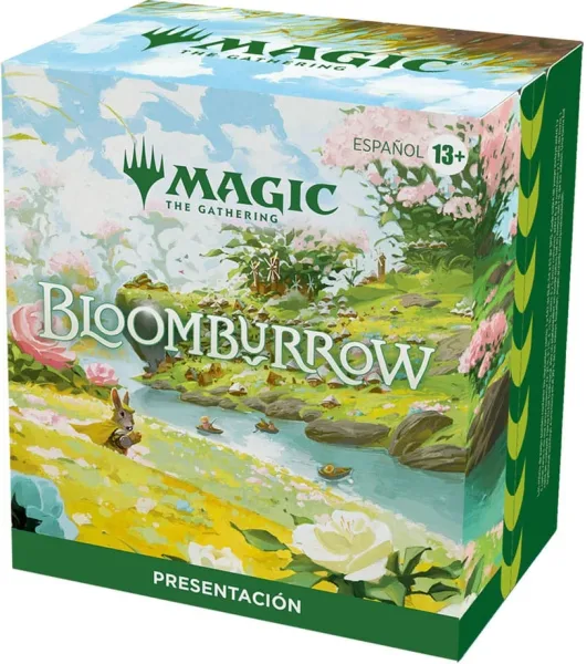 Juego de cartas magic the gathering: bloomburrow pack de presentación español