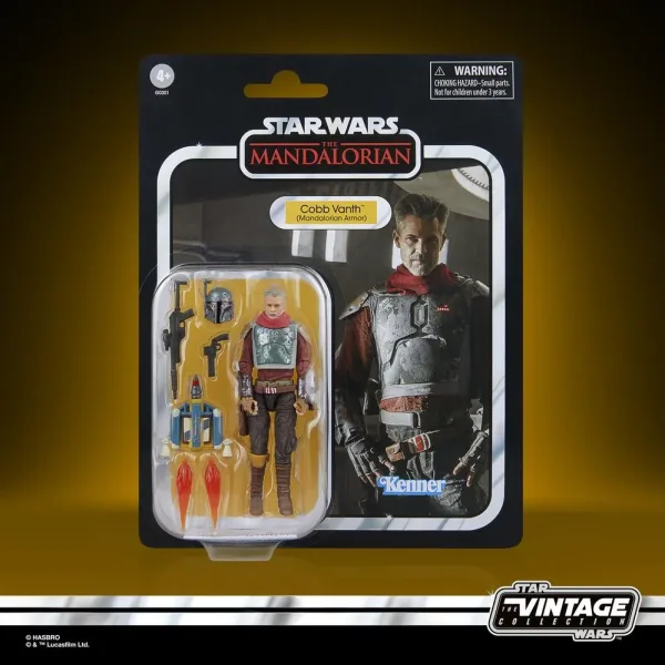 Figura hasbro star wars the mandalorian cobb vanth (mandalorian armor)