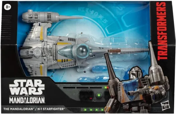 Figura hasbro transformers star wars the mandalorian