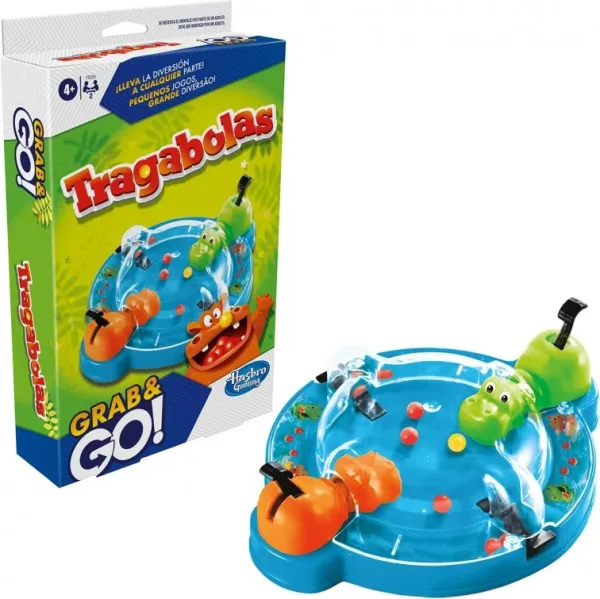 Juego de mesa hasbro tragabolas viaje