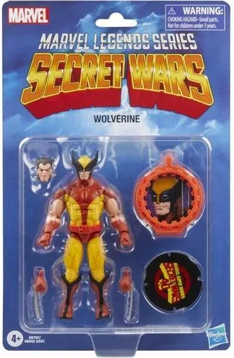 Figura hasbro marvel legends series secret wars wolverine
