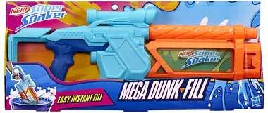 Pistola hasbro nerf super soaker mega dunk fill