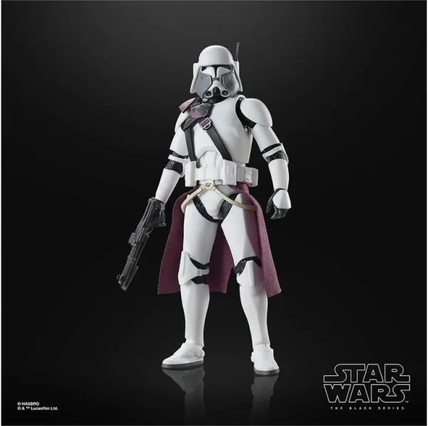 Figura hasbro star wars revenge of the sith the black series clone commander bacara