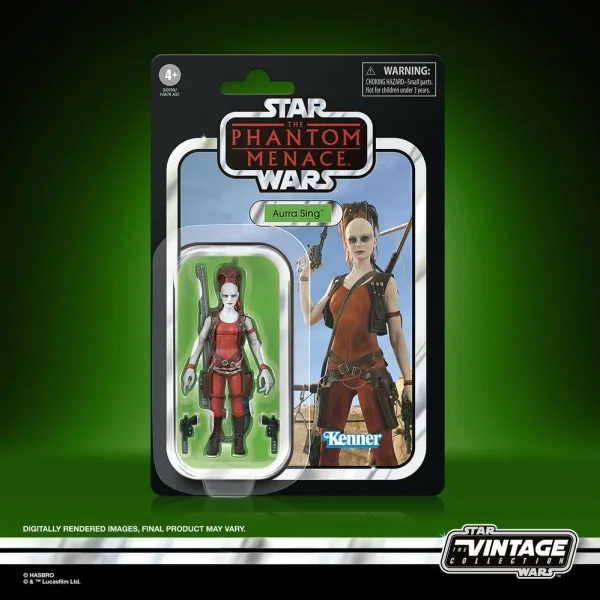 Figura hasbro star wars the phantom menace aurra sing