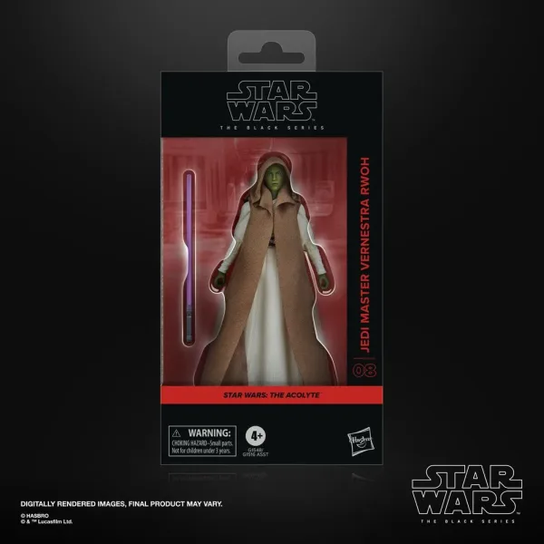 Figura hasbro star wars: the acolyte jedi master vernestra rwoh