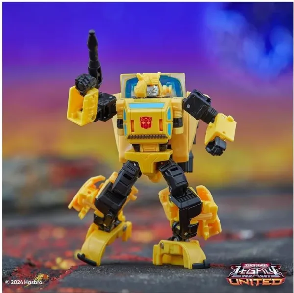 Figura hasbro transformers legacy united deluxe origin bumblebee
