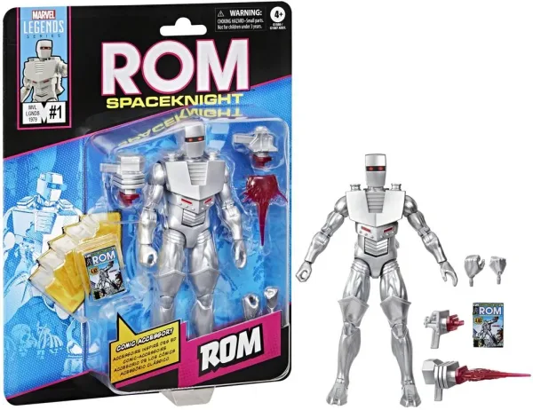 Figura hasbro marvel legends ROM spaceknight mini comics ROM