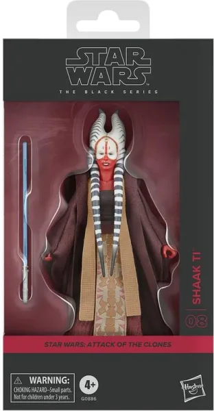 Figura hasbro star wars the black series attack of the clones shaak ti