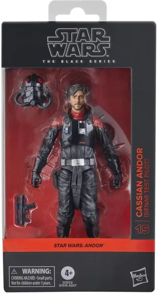 Figura hasbro star wars the black series cassian andor (sienar test pilot)