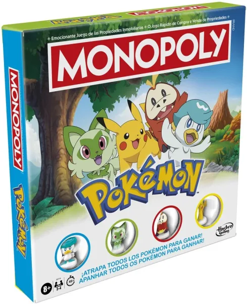 Juego de mesa monopoly pokemon