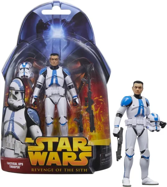 Figura hasbro star wars revenge of the sith tropical ops trooper