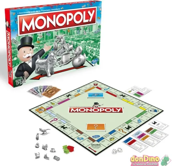Juego de mesa hasbro monopoly clásico español