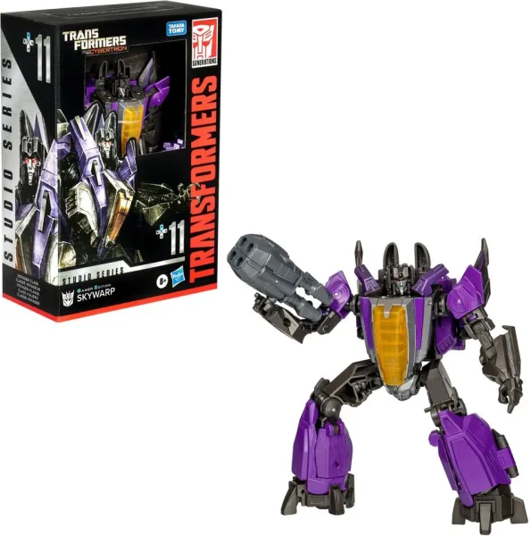 Figura hasbro transformers cybertron skywarp studio series gamer edition