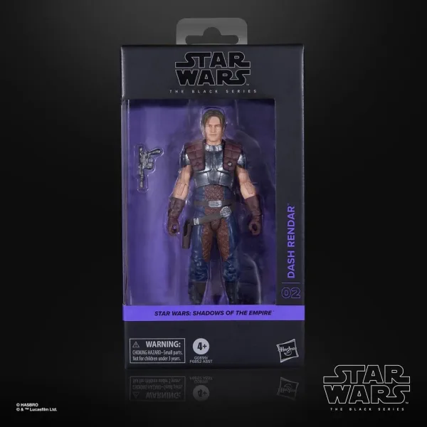 Figura hasbro star wars the black series shadows of the empire dash rendar