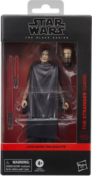 Figura hasbro star wars: the acolyte the black series the stranger (qimir)
