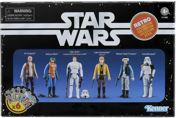 Pack múltiple hasbro star wars retro collection 6 unidades