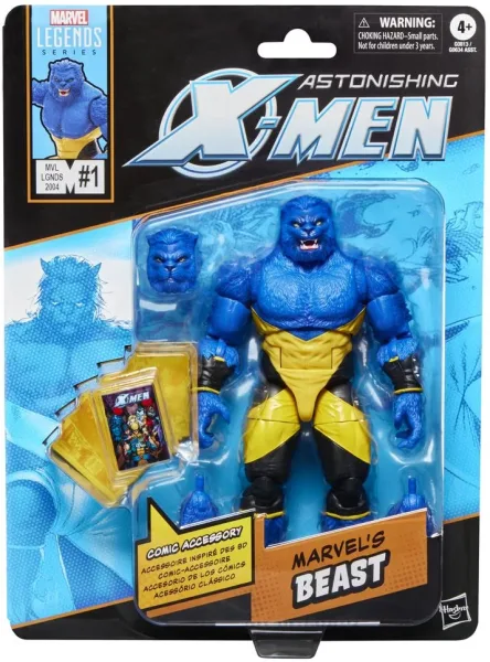 Figura hasbro marvel legends series astonishing x - men marvel's beast