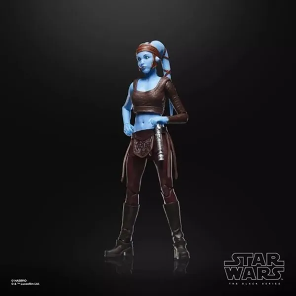 Figura hasbro star wars revenge of the sith black series ayla secura 15cm