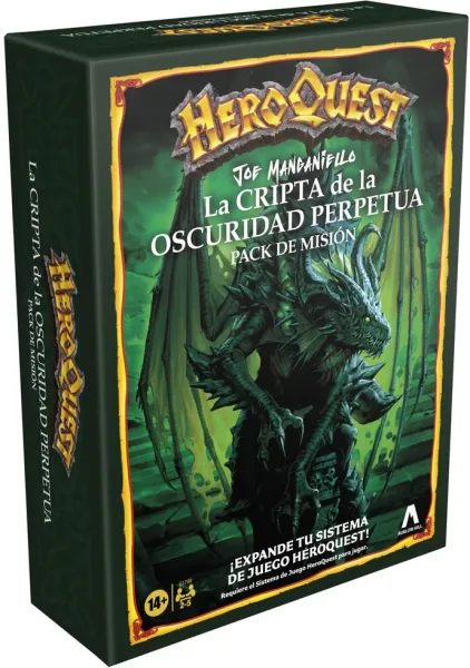 Expansion juego de mesa heroquest la cripta de la oscuridad perpetua