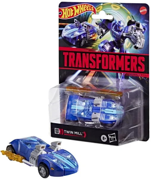 Coche hot wheels transformers twin mill