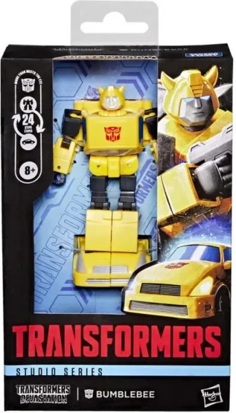 Figura articulada bumblebee clase deluxe transformers devastatión -  studio series 10 -5cm hasbro