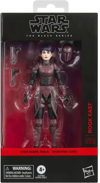 Figura hasbro star wars the black series maul -  shadow lord rook kast
