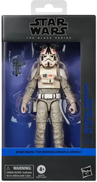 Figura hasbro star wars the black series the mandalorian & grogu imperial remnant at - at driver