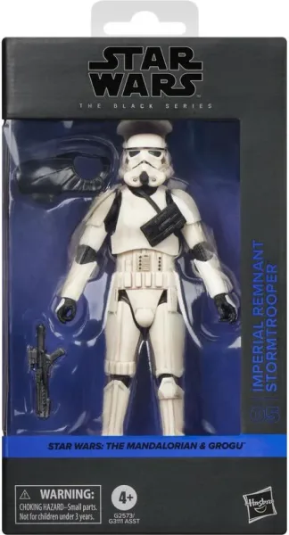 Figura hasbro star wars the black series the mandalorian & grogu imperial remnant stormtrooper