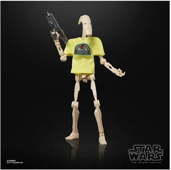 Figura hasbro star wars day the black series may the 4th be with you b1 battle droid