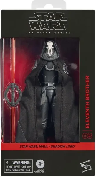 Figura hasbro star wars the black series maul -  shadow lord eleventh brother