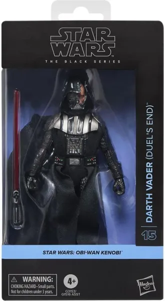 Figura hasbro star wars the black series obi - wan kenobi darth vader (duel's end)