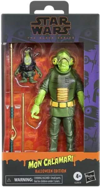 Figura hasbro star wars the black series mon calamari halloween edition