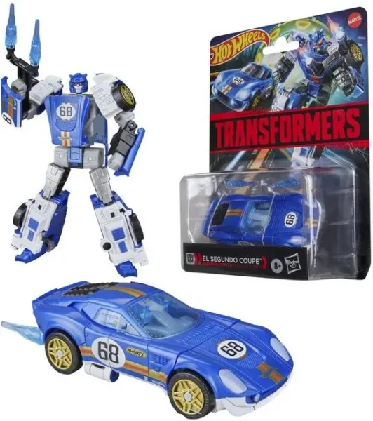 Figura hasbro transformers x hot wheels el segundo coupe