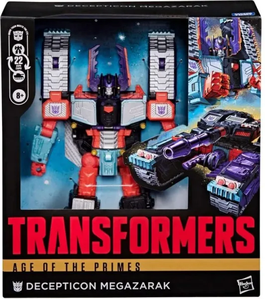 Figura hasbro transformers age of the primes decepticon megazarak