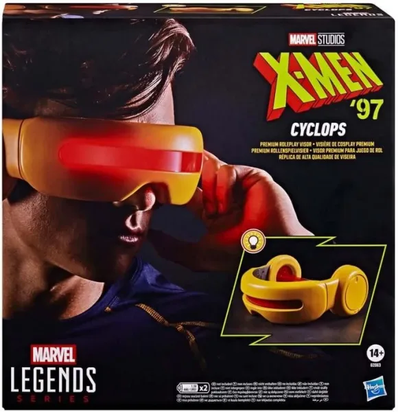 Replica hasbro marvel legends x - men 97 cyplops premium roleplay visor