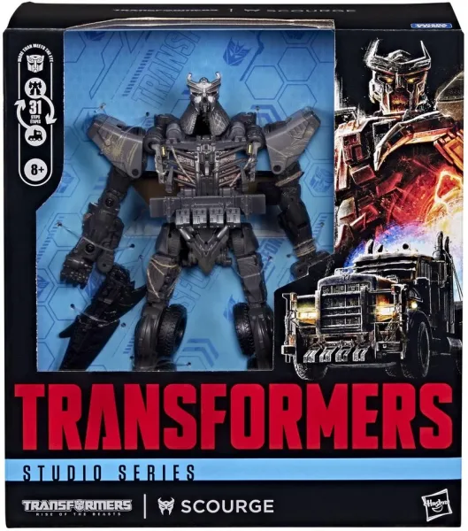 Figura hasbro transformers studio series scourge