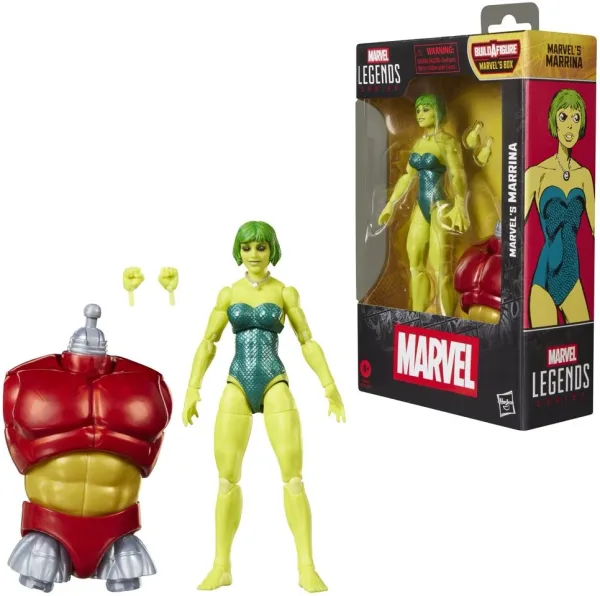 Figura hasbro marvel legends series marvel's marrina