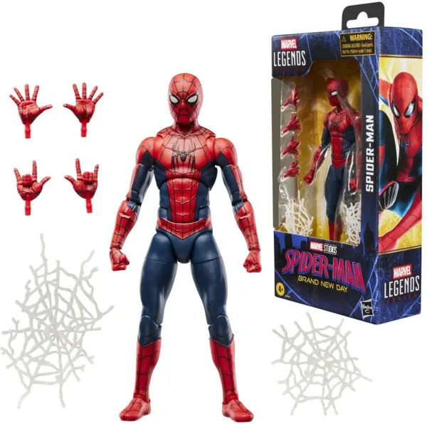 Figura hasbro marvel legends series spider - man brand new day -  spider - man
