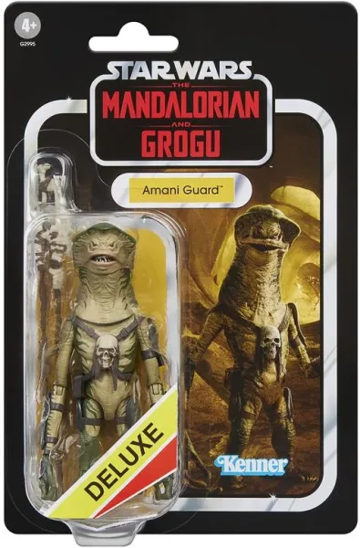 Figura hasbro star wars the mandalorian and grogu amani guard