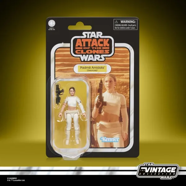 Figura hasbro star wars attack of the clones padmé amidala (geonosis)