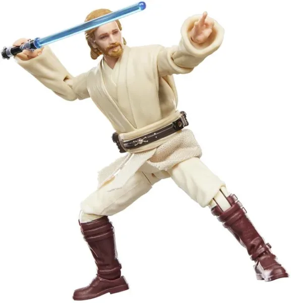 Figura hasbro star wars attack f the clones obi - wan kenobi